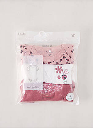 Body lingerie col rond rose NAME IT fille