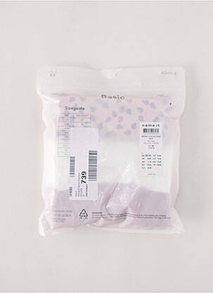 Body lingerie col rond rose NAME IT fille