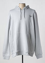 Sweat-shirt à capuche gris REEBOK pour homme seconde vue