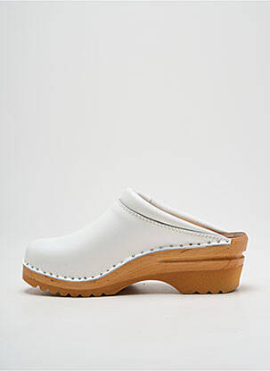 Mules/sabots blanc TROENTORP CLOGS femme