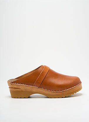 Sandales/Nu pieds marron TROENTORP CLOGS pour femme