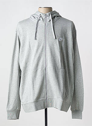 Veste casual gris NIKE pour homme