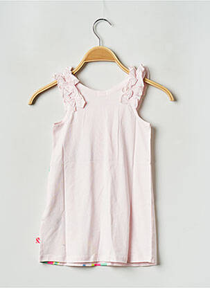 Robe courte col rond rose BILLIEBLUSH fille