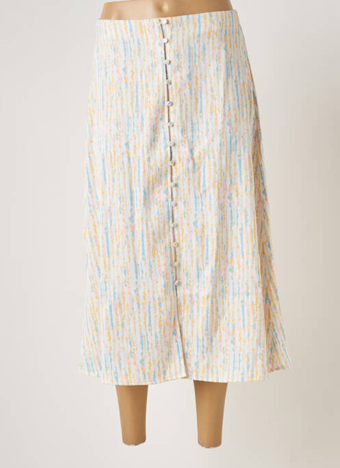 Jupe mi-longue blanc Y.A.S pour femme