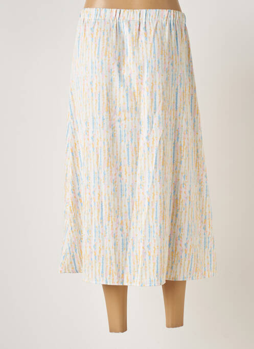 Jupe mi-longue blanc Y.A.S femme