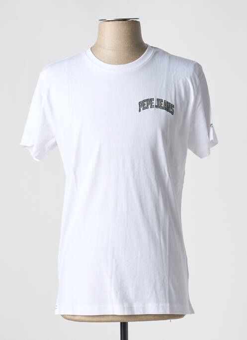T-shirt blanc PEPE JEANS pour homme