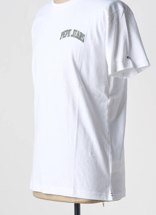 T-shirt blanc PEPE JEANS pour homme