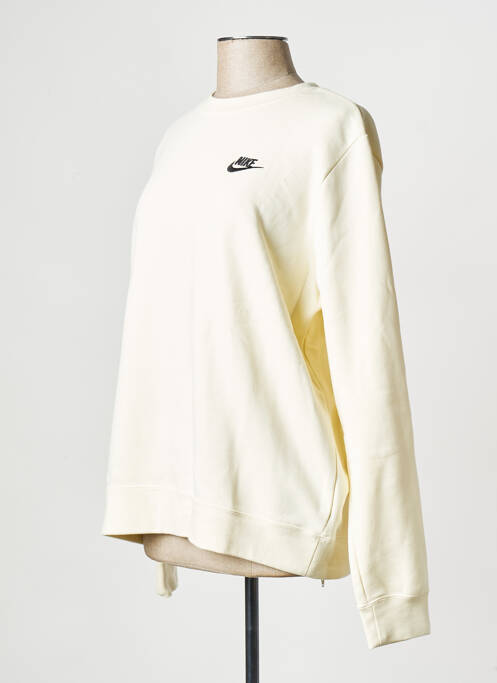 Sweat-shirt blanc NIKE pour femme