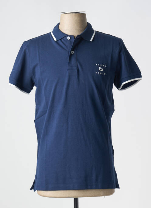 Polo bleu BLEND pour homme