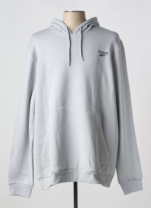 Sweat-shirt à capuche gris REEBOK pour homme