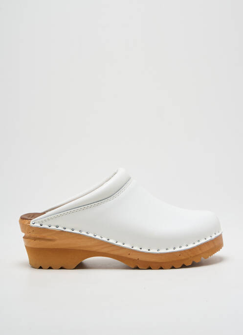 Mules/Sabots blanc TROENTORP CLOGS pour femme