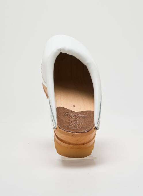 Mules/Sabots blanc TROENTORP CLOGS pour femme