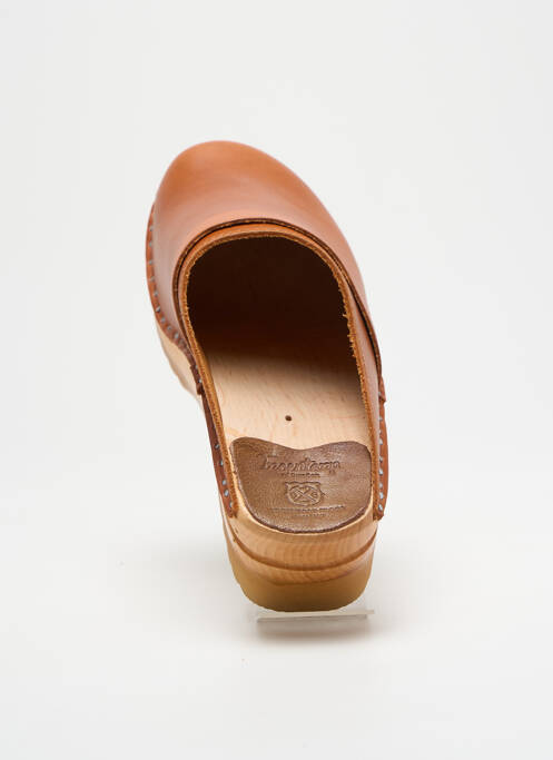 Sandales/Nu pieds marron TROENTORP CLOGS pour femme