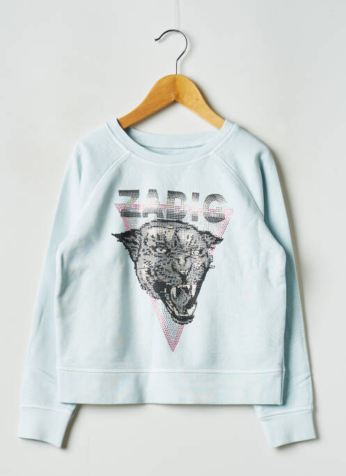 Sweat-shirt bleu ZADIG & VOLTAIRE pour fille