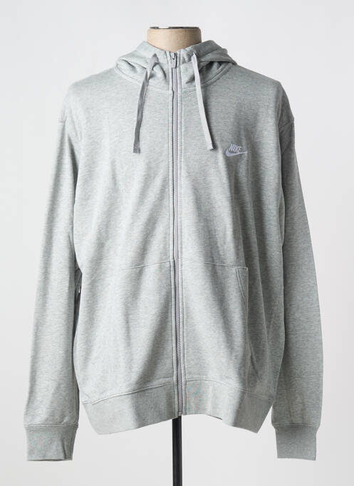 Veste casual gris NIKE pour homme