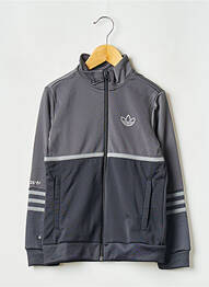 Veste casual col col montant gris ADIDAS enfant