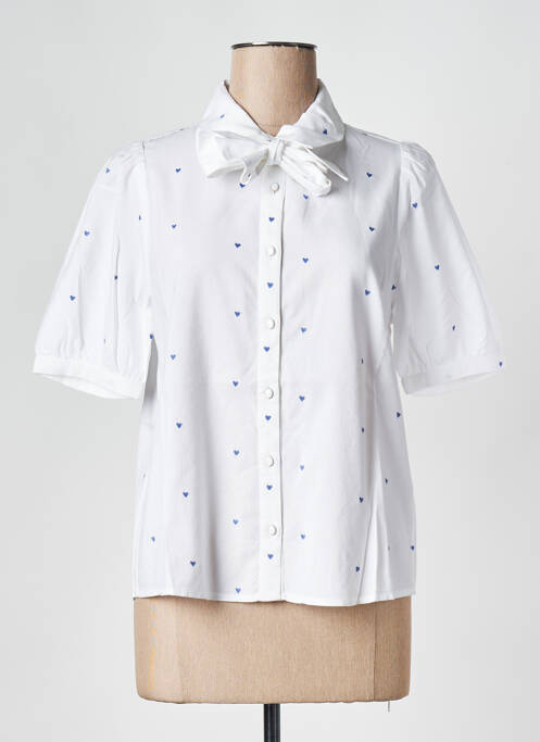 Chemisier blanc I.CODE (By IKKS) pour femme