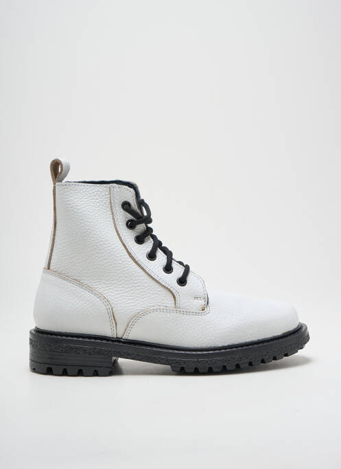 Bottines/Boots blanc DECHASE pour femme