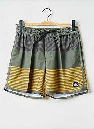 Short de bain vert QUIKSILVER pour homme
