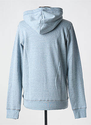 Sweat-shirt à capuche col rond bleu JACK & JONES homme