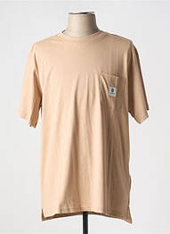 T-shirt col rond beige ELEMENT homme