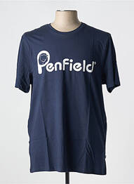 T-shirt col rond bleu PENFIELD homme