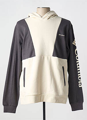 Sweat-shirt col rond beige COLUMBIA homme