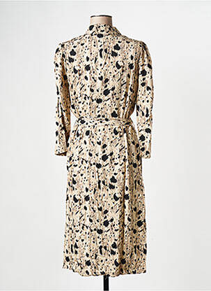 Robe mi-longue beige OBJECT femme