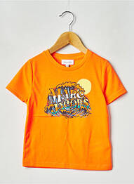 T-shirt col rond orange MARC JACOBS garcon