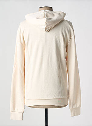Sweat-shirt à capuche col rond beige ADIDAS homme