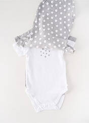 Body lingerie gris DIM pour enfant seconde vue