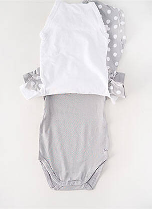 Body lingerie col rond gris DIM enfant