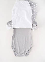 Body lingerie gris DIM pour enfant seconde vue