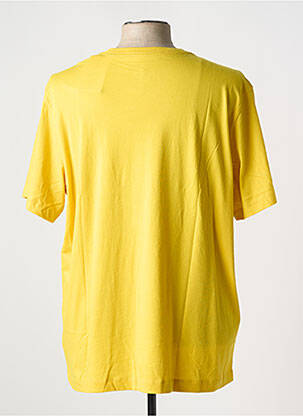 T-shirt col rond jaune NIKE homme
