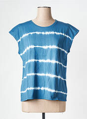 T-shirt bleu LA FEE MARABOUTEE pour femme seconde vue