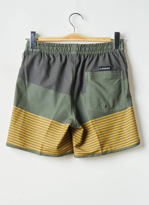 Short de bain vert QUIKSILVER pour homme