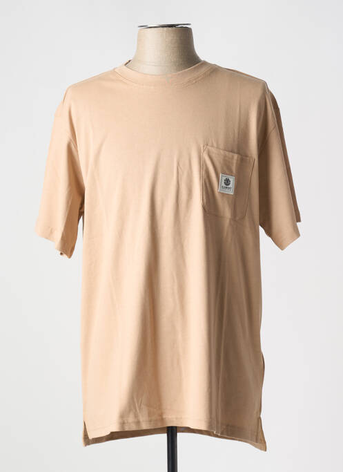 T-shirt beige ELEMENT pour homme