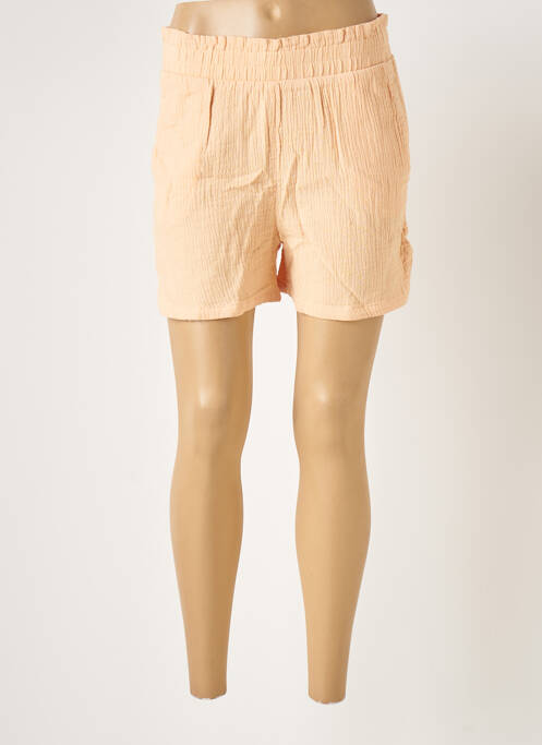 Short orange VILA pour femme