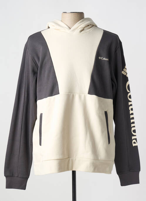 Sweat-shirt beige COLUMBIA pour homme
