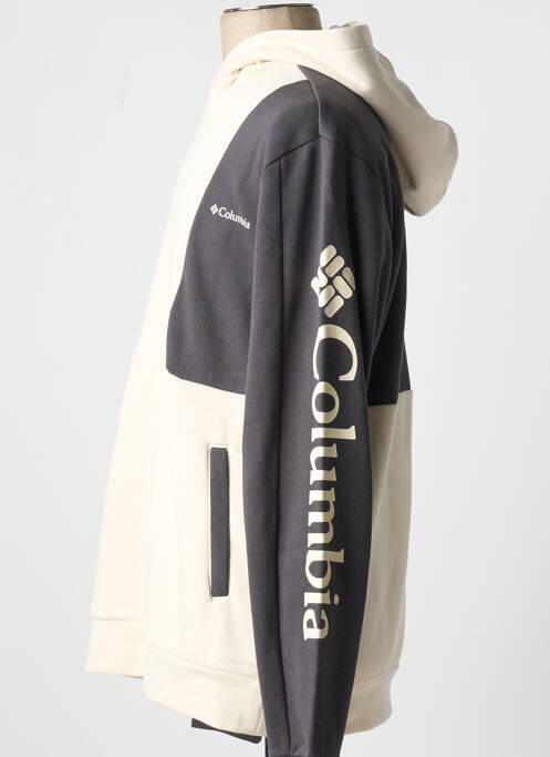 Sweat-shirt beige COLUMBIA pour homme