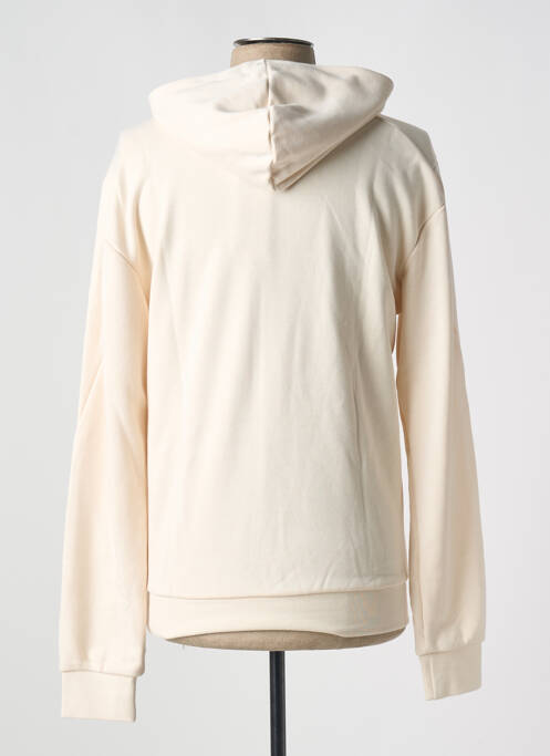 Sweat-shirt à capuche beige ADIDAS pour homme