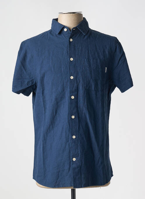 Chemise manches courtes bleu BLEND pour homme