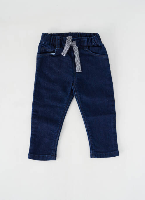 Jeans coupe slim bleu PETIT BATEAU pour garçon