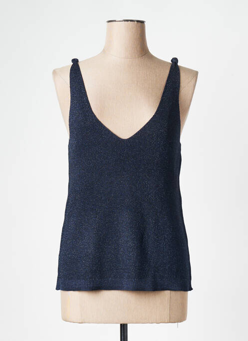 Débardeur bleu ICHI pour femme