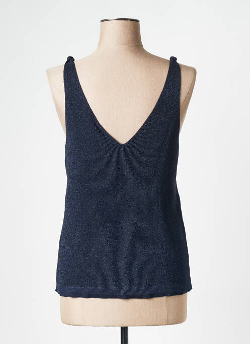 Débardeur bleu ICHI pour femme