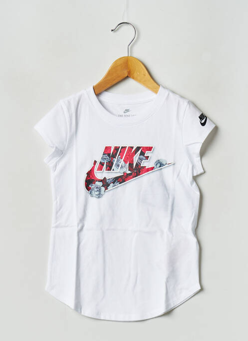 T-shirt blanc NIKE pour fille