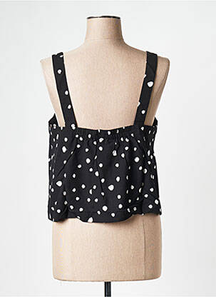 Top col v noir GRACE & MILA femme
