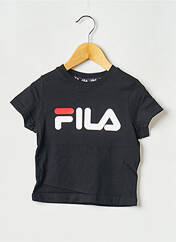 T-shirt noir FILA pour enfant seconde vue