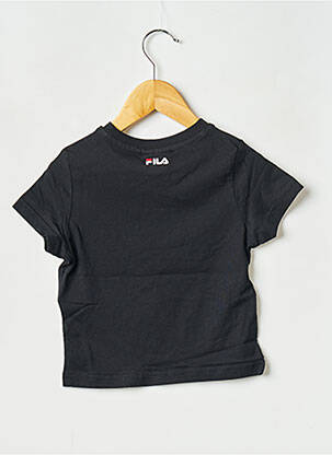 T-shirt col rond noir FILA enfant