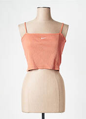 Débardeur orange NIKE pour femme seconde vue